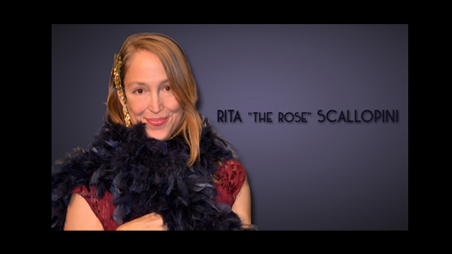 Tango de Rosa with Rita the Rose played by Salli Maxwell
